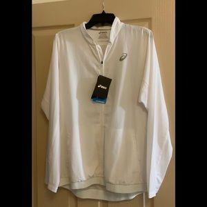NWT Asics Motion Dry Womens Club Jacket